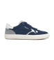 Pepe Jeans Travis Free navy leather trainers