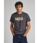 Pepe Jeans T-shirt loup gris