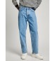 Pepe Jeans Jean Barrel bleu  coupe ample