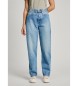 Pepe Jeans Jeans Barrel Uhw bleu