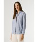 Pepe Jeans Striped relaxed fit shirt blue