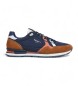 Pepe Jeans Brit Road Sneakers i lder brun