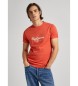 Pepe Jeans Tee-shirt de comptage orange