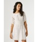 Pepe Jeans Vestido Chiara branco