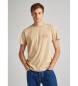Pepe Jeans Craig T-shirt beżowy