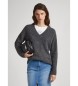 Pepe Jeans Pull Denisse V gris foncé