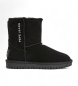 Pepe Jeans Diss Fresh W leather ankle boots black