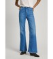 Pepe Jeans Kavbojke Flare Hw blue