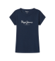 Pepe Jeans Maglietta blu navy glitterata Hana
