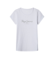 Pepe Jeans Hana Glitter T-shirt blanc