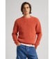 Pepe Jeans Maxwell pulover oranžne barve