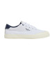 Pepe Jeans Tnis de couro branco da srie Kenton