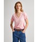 Pepe Jeans T-shirt Lorette różowy