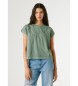 Pepe Jeans T-shirt vert Mina