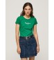 Pepe Jeans T-shirt Nouvelle Virginie vert