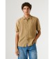 Pepe Jeans Camisa Percy marrón