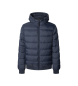 Pepe Jeans Cappotto imbottito con cappuccio blu navy