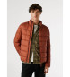 Pepe Jeans Chaqueta Puffer marrón rojizo