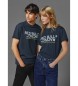 Red Bull Racing x Pepe Jeans Koszulka unisex z nadrukiem w kolorze granatowym