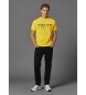 Red Bull Racing x Pepe Jeans Żółta koszulka z nadrukiem logo kierowcy