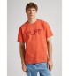 Pepe Jeans Rolf T-shirt pomarańczowy