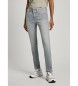 Pepe Jeans Kavbojke Slim Lw sive barve