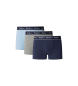 Pepe Jeans Set di 3 boxer in tessuto jersey di cotone elasticizzato multicolore