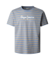 Pepe Jeans Gestreept Eggo blauw T-shirt