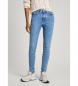 Pepe Jeans Dżinsy Super Skinny Hw niebieskie