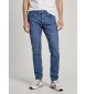 Pepe Jeans Dżinsy Tapered Stanley w kolorze niebieskim