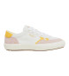 Pepe Jeans Zapatillas de Piel Travis Brit blanco 