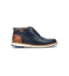 Pikolinos Leather Ankle Boots Berna navy