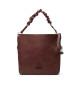 Pikolinos Adra brun håndtaske i læder