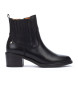 Pikolinos Black Bacarot leather ankle boots