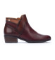 Pikolinos Bottines en cuir bordeaux Daroca