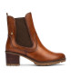 Pikolinos Brown Llanes leather ankle boots