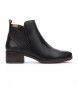 Pikolinos Leather Ankle Boots Malaga black