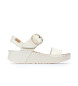 Pikolinos Sandales  plateforme en cuir blanc Marina