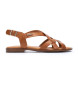 Pikolinos Algar-sandaler i brunt läder