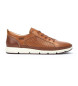 Pikolinos Bruine Fuencarral Leren Sneakers