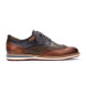 Pikolinos Avila leather shoes brown, navy