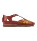 Pikolinos Sapatos de couro Cadaques vermelho