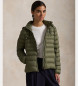 Polo Ralph Lauren Green feather coat