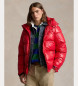 Polo Ralph Lauren Abrigo Nylon reciclado rojo