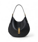 Polo Ralph Lauren Bolso Shoulder Polo ID de piel pequeño negro