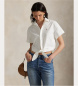 Polo Ralph Lauren Katoenen Cotton Oxford overhemd met witte strik