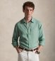 Polo Ralph Lauren Maßgeschneidertes Leinenhemd grün