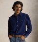 Polo Ralph Lauren Camicia di velluto a coste Custom Fit blu marino