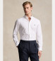 Polo Ralph Lauren Rozciągliwa popelinowa koszula Slim Fit biała