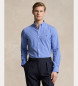 Polo Ralph Lauren Camisa fil-à-fil elástica Slim Fit azul